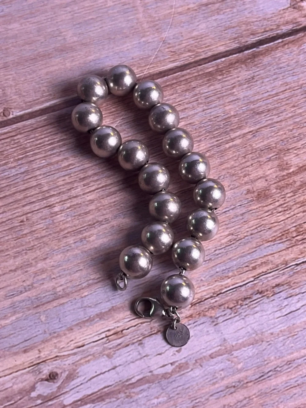 Tiffany & Co. Silver Ball Bead Bracelet
